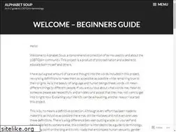 Sites similar to alphabetsoup.blog
