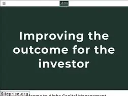 Sites similar to alphacapitalmgmt.com