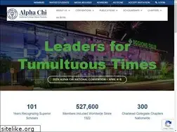 Sites similar to alphachihonor.org