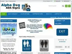 Sites similar to alphadogadasigns.com