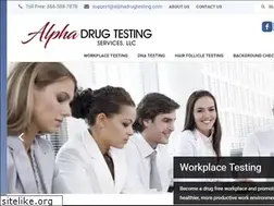 Sites similar to alphadrugtesting.com