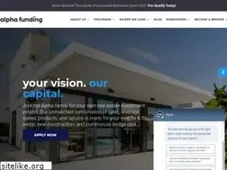 Sites similar to alphafunding.com