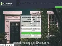 Sites similar to alphagasandelectric.com