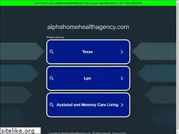 Sites similar to alphahomehealthagency.com