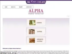 Sites similar to alphahomeinterior.com
