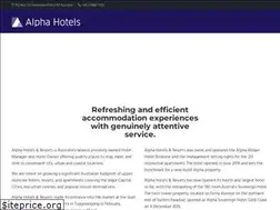 Sites similar to alphahotels.com.au