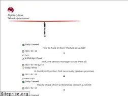 Sites similar to alphahydrae.com