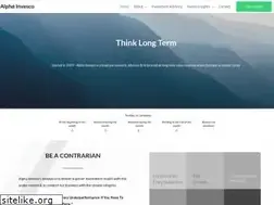 Sites similar to alphainvesco.com