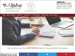Sites similar to alphainvestigationservices.com