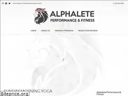 Sites similar to alphaleteperformance.com