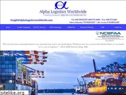 Sites similar to alphalogisticsworldwide.com