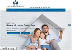 Sites similar to alphamortgages.com