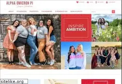Sites similar to alphaomicronpi.org