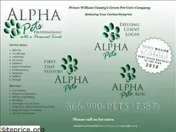 Sites similar to alphapetsinc.com
