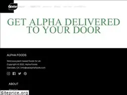 Sites similar to alphaplantbased.com