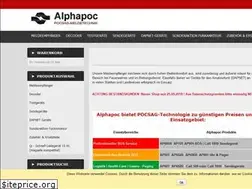 Sites similar to alphapoc-europe.de