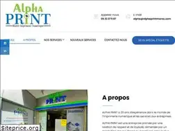 Sites similar to alphaprintmaroc.com