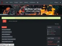 Sites similar to alphasatan.com