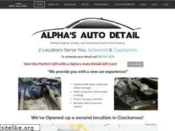 Sites similar to alphasautodetail.com