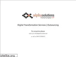Sites similar to alphasolutions.me