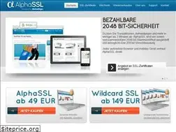 Sites similar to alphassl.de