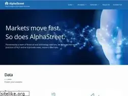 Sites similar to alphastreet.com