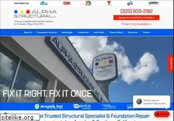 Sites similar to alphastructural.com