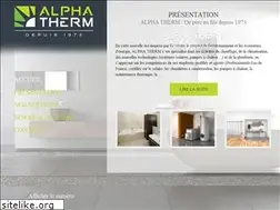 Sites similar to alphatherm.fr