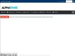 Sites similar to alphatimes.com.br