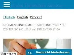 Sites similar to alphatranslation.com