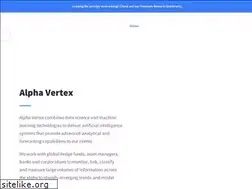 Sites similar to alphavertex.co