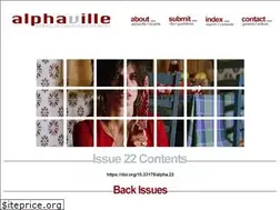 Sites similar to alphavillejournal.com