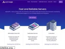 Sites similar to alphavps.com