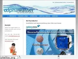 Sites similar to alphawasser.de