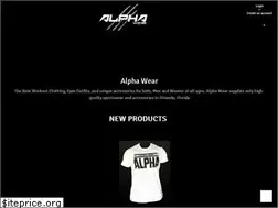 Sites similar to alphawearfitness.com