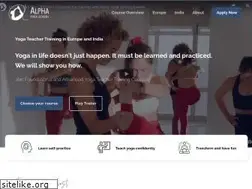 Sites similar to alphayogaschool.com
