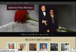 Sites similar to alphonsowestmortuary.com