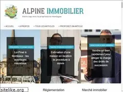 Sites similar to alpine-immobilier.ch