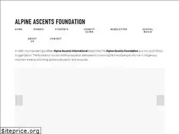 Sites similar to alpineascentsfoundation.org