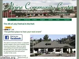 Sites similar to alpinecommunitycenter.com