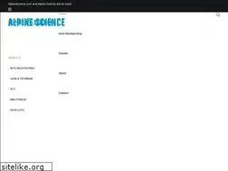 Sites similar to alpinescience.com