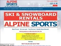 Sites similar to alpinesportsbluemountain.com