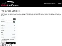 Sites similar to alpineusedcars.co.za
