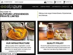 Sites similar to alpspurelifesciences.in