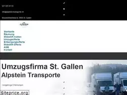 Sites similar to alpstein-transporte.ch