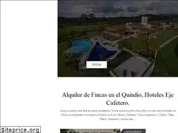 Sites similar to alquilerdefincasenelquindio.com