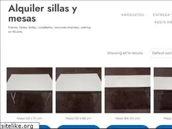 Sites similar to alquilersillasymesas.com