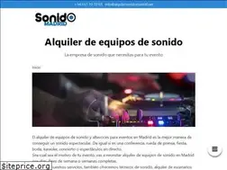 Sites similar to alquilersonidomadrid.net