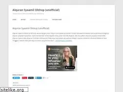 Sites similar to alquransyaamil.wordpress.com