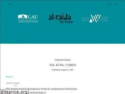 Sites similar to alraidajournal.com
